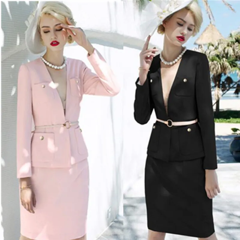 two piece office wear