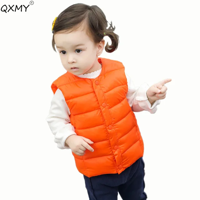 Autumn winter baby boys girls vest sleeveless warm vest for toddler