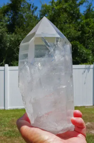 

LEMURIAN Star SEED Natural Crystal POINT Quartz Our Finest Ultra Clear