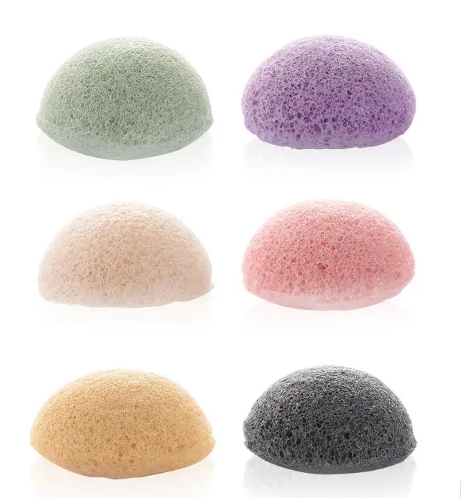 20 шт./лот высокого качества Konjac Sponge натуральный Konjac Puff лица очиститель пор для вспенивания губкой для очистки