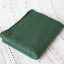 Пеленальное Одеяло для новорожденных реквизит для фотосъемки детское эластичное вязаное одеяло бутафория для фото трикотажное детское многослойное полотно