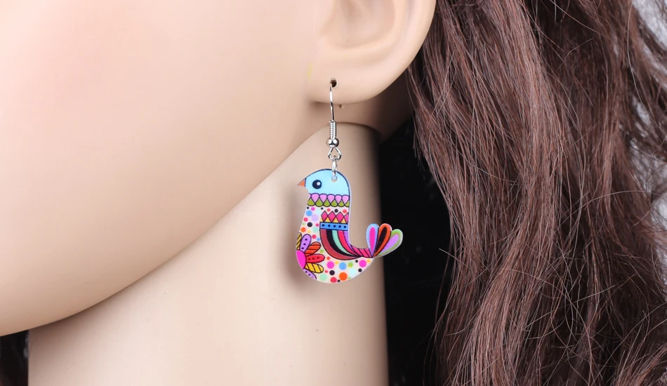 Flying Cuckoo Earrings