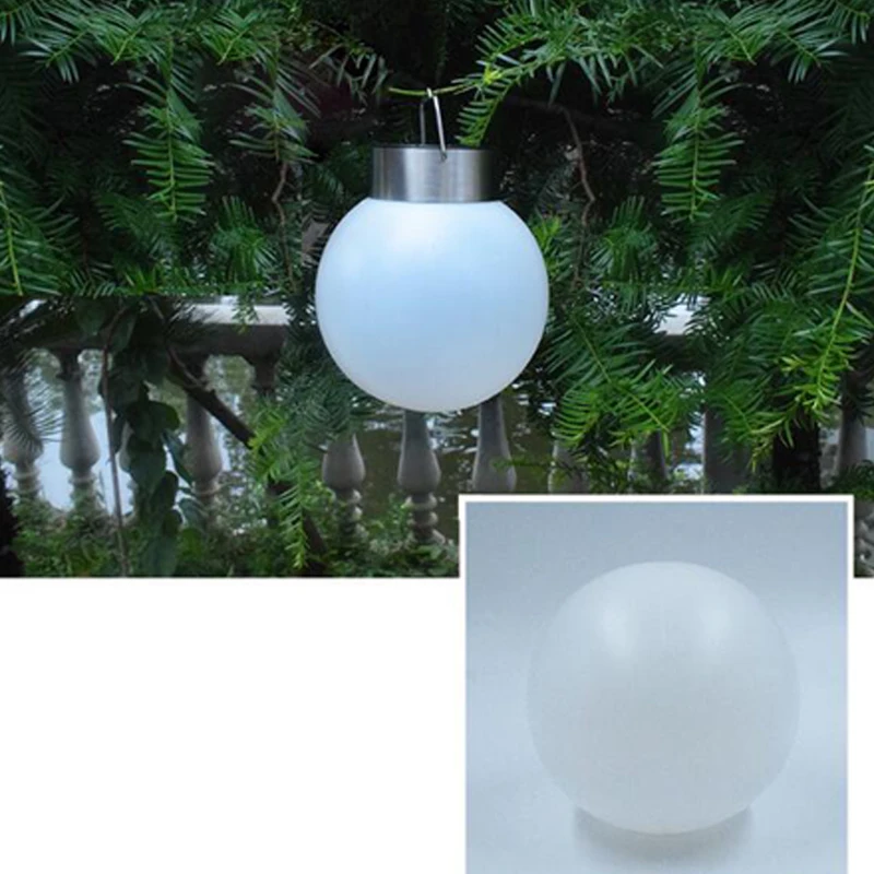 LED solar spherical flame light outdoor solar lights waterproof for garden decoration Intelligent light control Ball Hang Lamp (12)