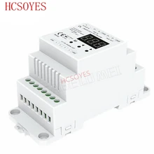 DL 4 канала DMX512 к 1-10 В/0-10 В декодер; DC5-24V вход; 4CH 20mA/CH 10 В ШИМ dmx-декодер установки DMX адрес трек Тип