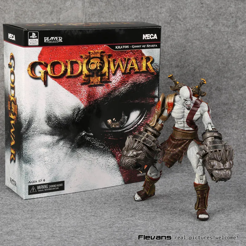 NECA God of War 3 призрак Спарты Кратос ПВХ фигурка Коллекционная модель игрушки 22 см