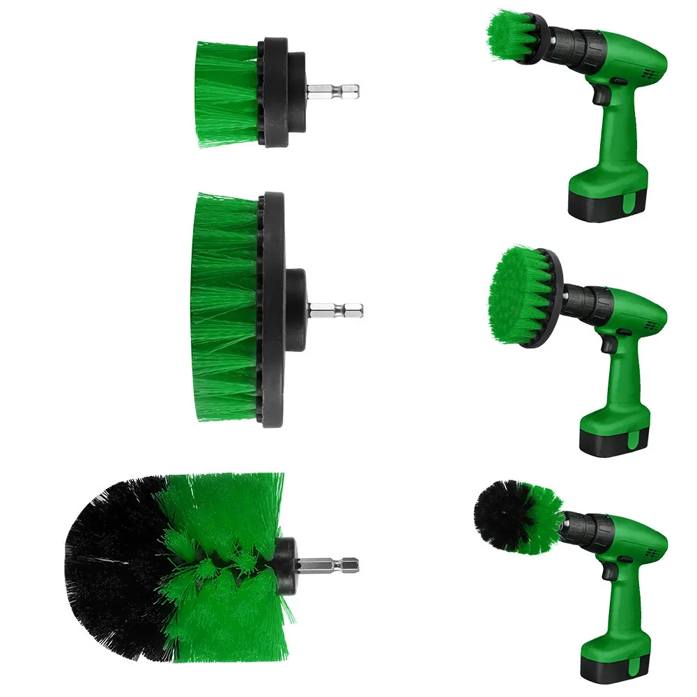 3 шт. Набор щеток для дрели Затирка силовая щетка для очистки щеток комбинированный очиститель для ванны набор инструментов для ванной поверхности пола беспроводные дрели