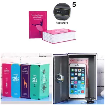 

Lock-up Money Coin Jewelry Storage Box Dictionary Book Shape Home Money Safe WXV Sale