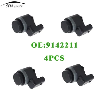 

4pcs New 9142211 PDC Parking Sensor Fit For 11-13 BMW 5 6 M3 X3 X5 X6 328i 335i 528i 3.0L