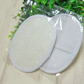 

2018 hot sell 500pcs/lot Natural 10*14CM bath loofah Body Scrub Pads Bath Shower Sponge DHL or EMS free shipping