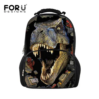 

Personality Dinosaur Print Backpack For Boy Fashion Men Cool Casual Mochilas Students Laptop Large Bagpack Bags Mochila Escolar