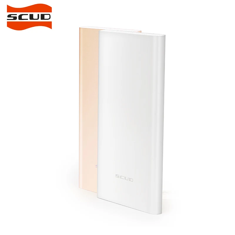 

SCUD Power Bank 10000mah External Battery Portable Mobile Fast Charger Dual USB Powerbank for Android and IOS Mobile Phones