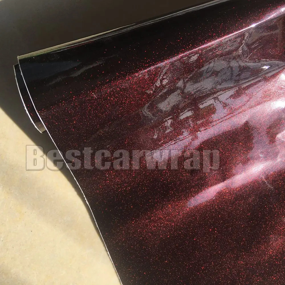 Black Rose Gloss Metallic Vinyl Wrap ...