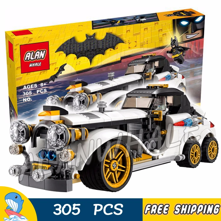 

316pcs Super Heroes Batman Movie The Penguin Arctic Roller 10631 DIY Model Building Blocks Boys Toys Bricks Compatible with Lego