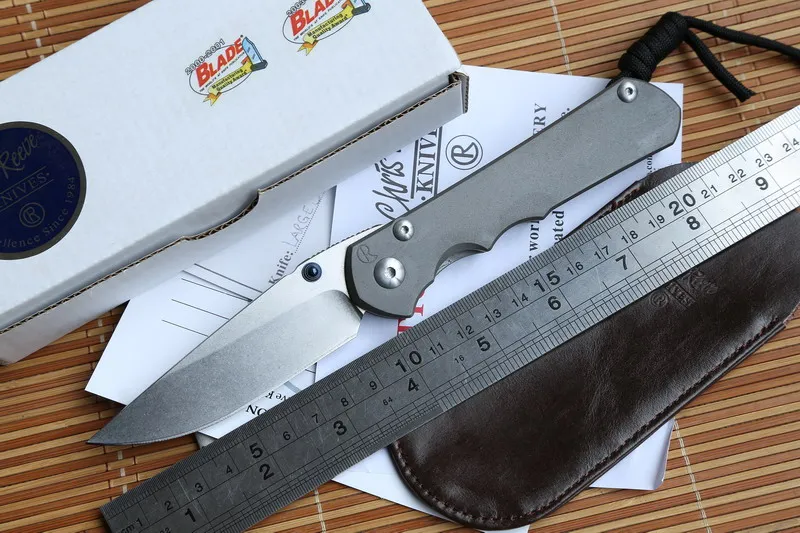 Большой складной нож JUFULE OEM Sebenza 25 CPM S35vn TC4 с титановой ручкой карманный кухонный