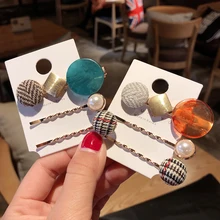 3 шт./компл. Кнопка металлическая заколка для волос расческа для волос заколка для прически аксессуары инструменты для ухода за красотой новое поступление