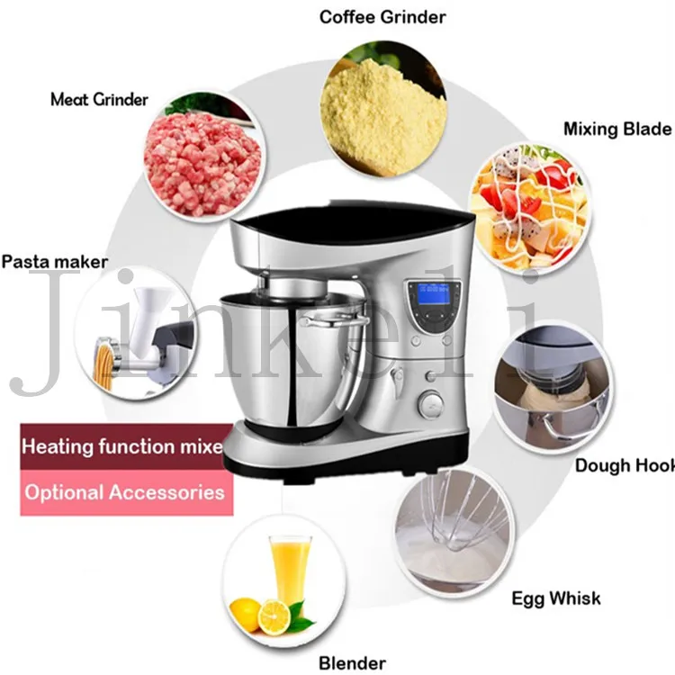 18 Free air ship household 1200W electrical multi food processor with pasta maker meat grinder coffee maker egg whisk fuction