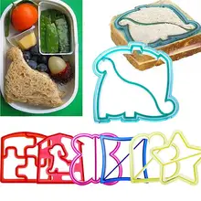 Забавные Животные в форме обеда Сэндвич Тост Печенье Торт хлеб резак DIY Плесень