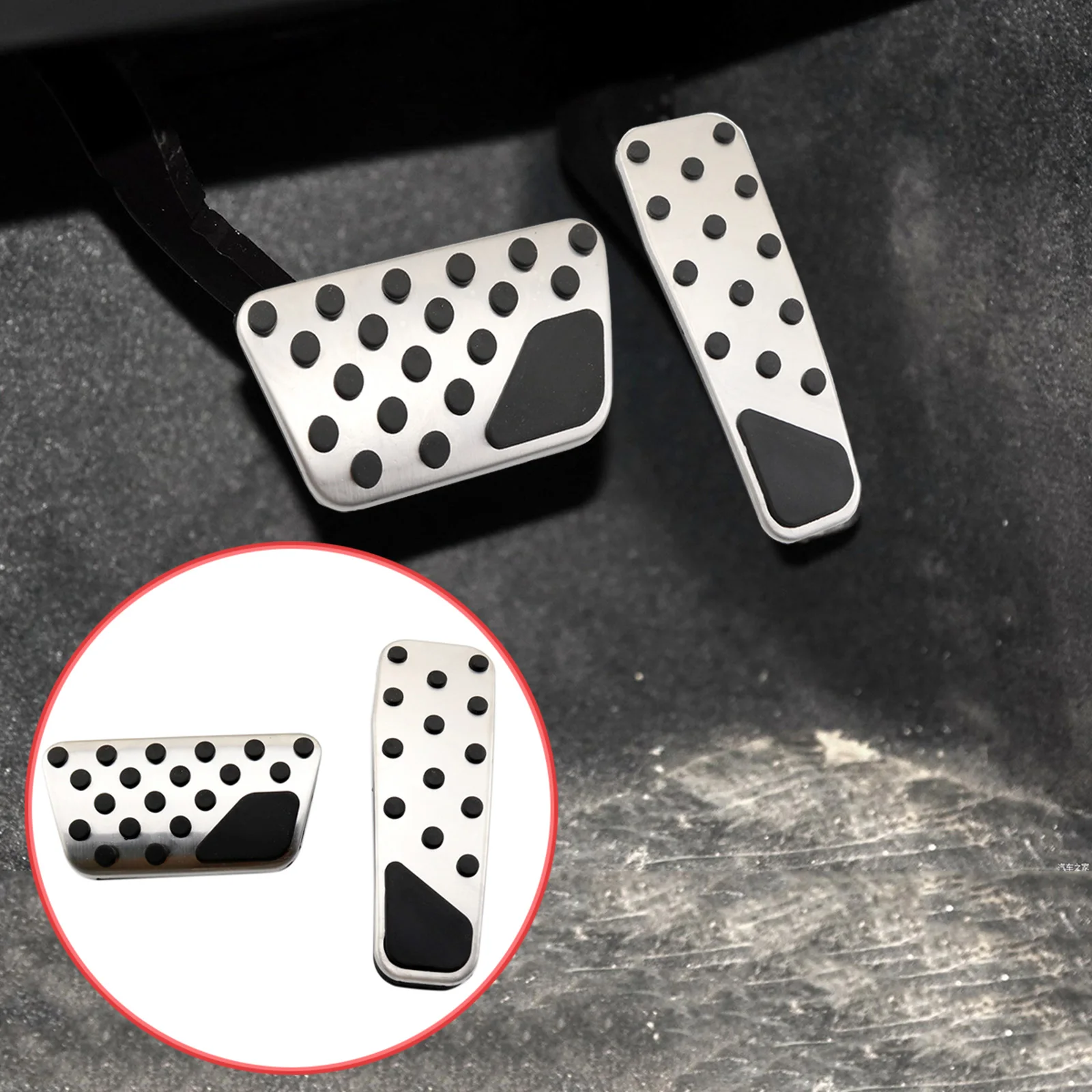 

Fit For Dodge Challenger Charger Chrysler 300 2009-2018 2019 Accessories Anti-skip Gas Fuel Brake Accelerator Pedal Cover