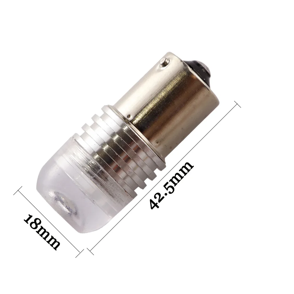 10 шт. S25 P21W 1156 BA15S стробоскосветильник ческая Вспышка 3 Вт Объектив SMD 7020