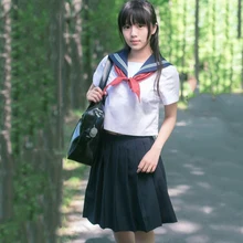 Dulce marinero uniforme escolar estilo mujeres falda plisada Anime Cosplay 2 unidades Vintage faldas
