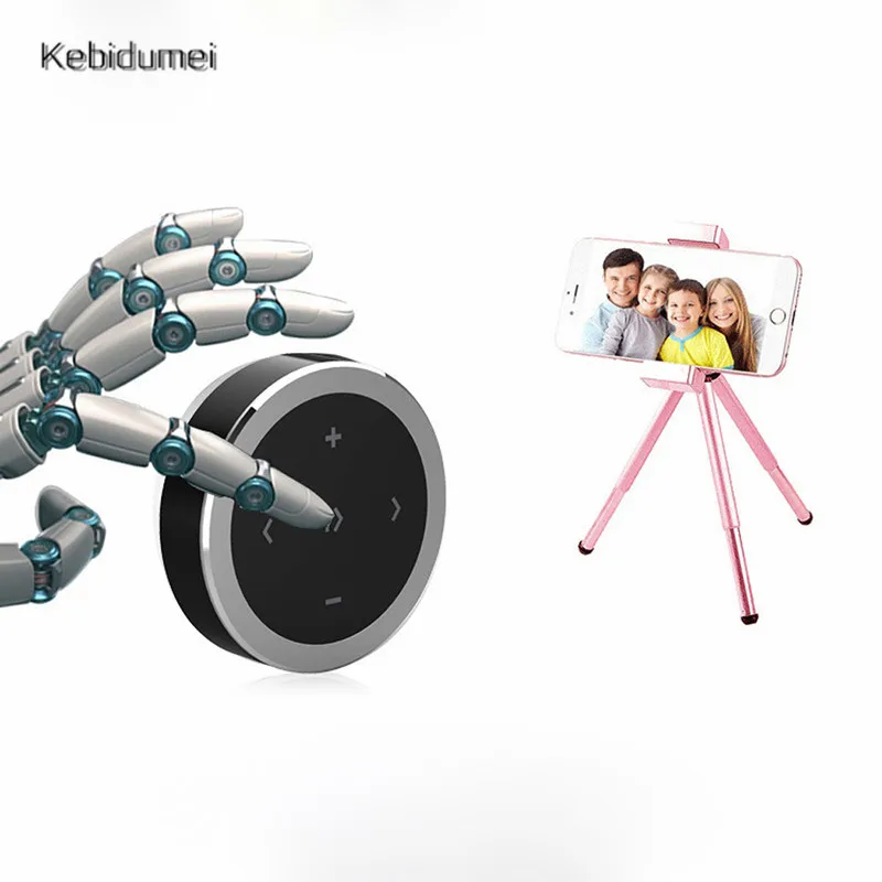 Wireless Bluetooth Media Remote Button Car Motorcycle Steering wheel Remote Control Music for Android iOS
