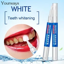 YOURWAYS чистый натуральный Отбеливание зубов гель ручка уход за полостью рта удаление пятен чистка зубов отбеливающие инструменты