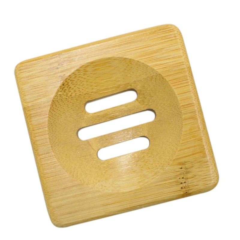 

Natural Wooden Soap Tray Drainer Soap Dishes Bathroom Soap Holder Shower Soap Stand Storage Box Quickly Dry And Keep It Dry