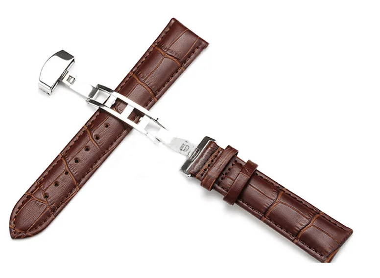 High Quality Luxury Alligator Pattern Genuine Leather Strap For Tissot Watch 16mm 18mm 19mm 20mm