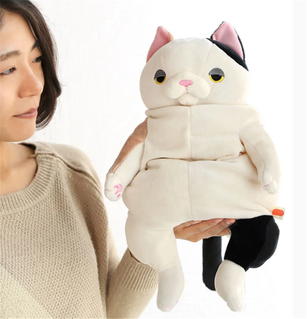 new pop anime cat plush toys big stuffed ugly animals cats doll2