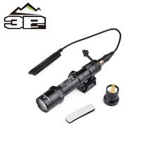 Aoirsoft Surefir M600B Мини Тактический Скаут свет с дистанционным давлением 470 люмен светодиодный M600 фонарик для оружия WEX410