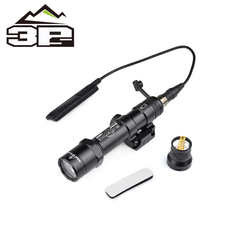 

Aoirsoft Surefir M600B Mini Tactical Scout Light With Remote Pressure 470 Lumen LED M600 Weapon Flashlight WEX410