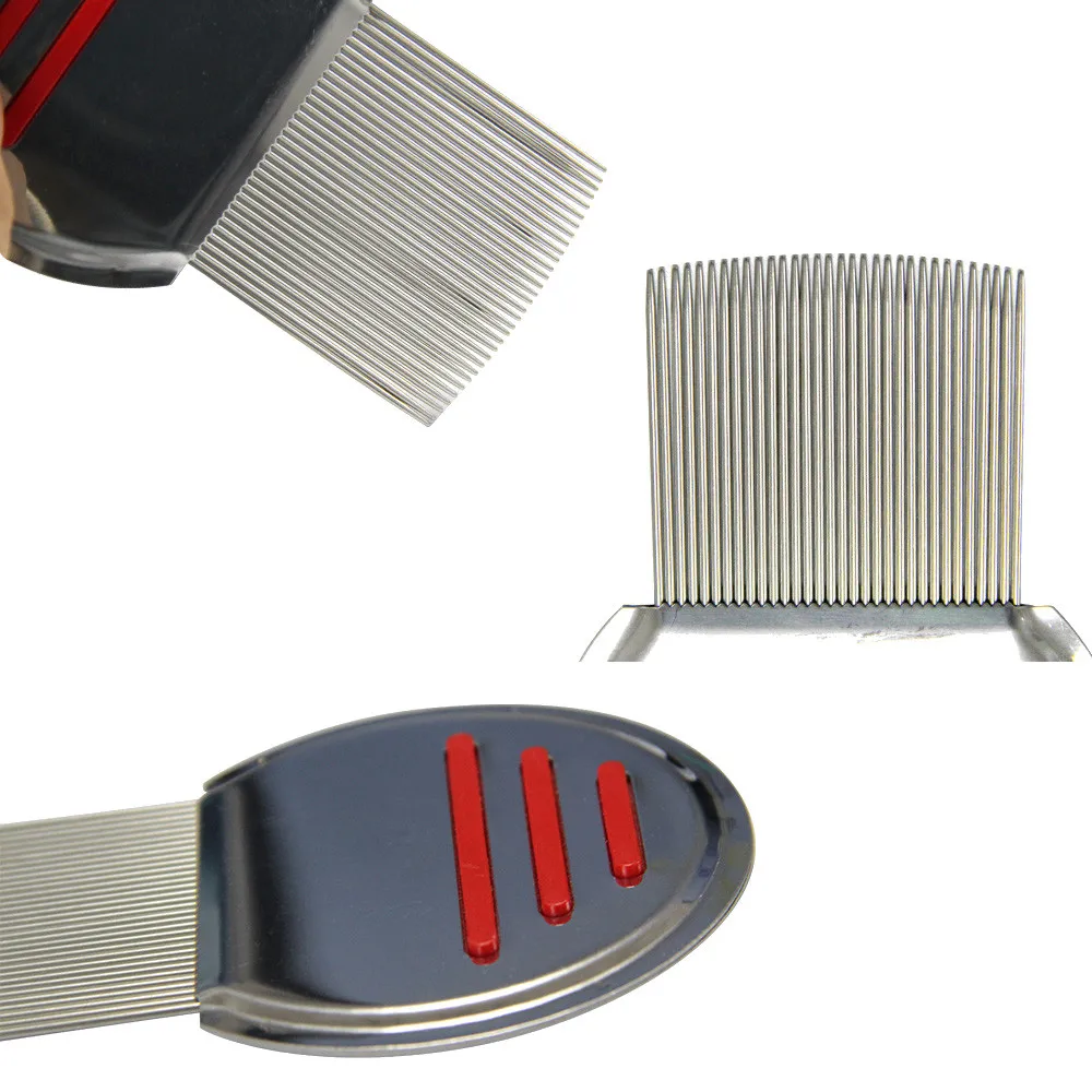 New 1pc Women Stainless Steel Terminator Lice Comb Hair Brush