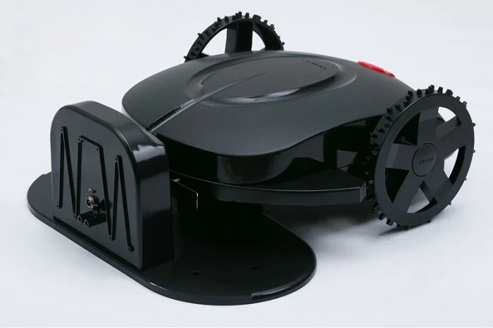 Автоматический робот газонокосилка с CE и Rosh аудит литий-ионная батарея, автоматическая зарядка бытовая техника - Цвет: Черный