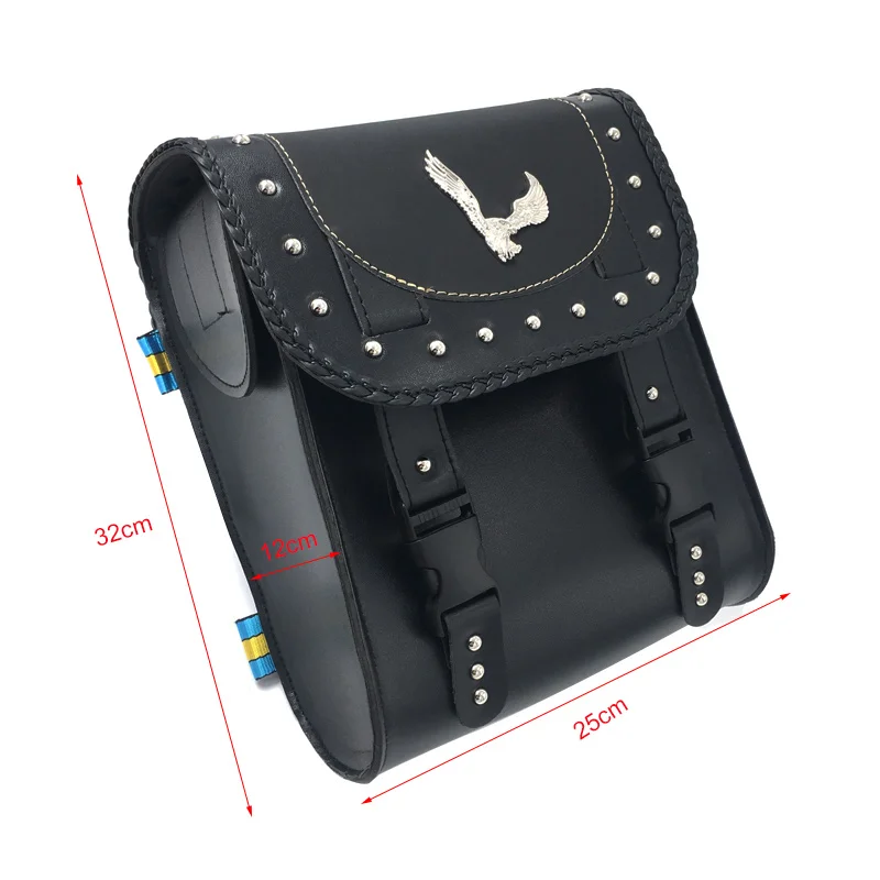 2018 Motorcycle Bags Luggage Front Fork Tool Bag Leather Bag Synthetic Handlebar Bags for Harley Sportster Dyna For BMW R1200gs (11)