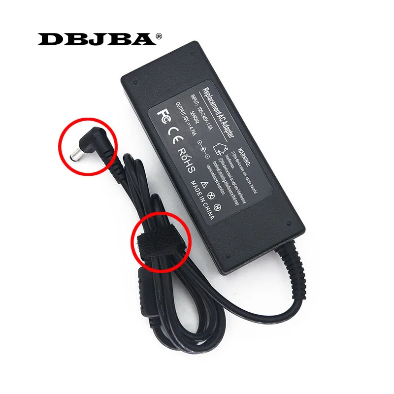 19V 4.74A 90w адаптер переменного тока зарядное устройство для ноутбука Toshiba