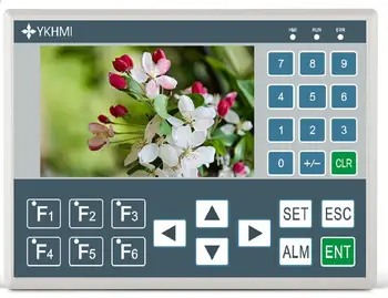 

YK FM-20MR-6MT-430-FX-B DC24V AD/DA color text machine is fully compatible with FX1S