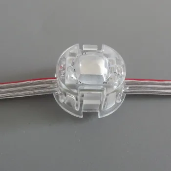 

addressable 20mm led module rgb pixel light SM16703,full color 5050 amusement lights,50modules/string,DC5V input;waterproof IP68