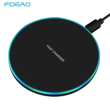 FDGAO 30W 고속 무선 충전기 아이폰 15 14 13 12 11 XS XR X 8 에어팟 프로용, 삼성 S23 S22 노트 20 C타입 충전 패드