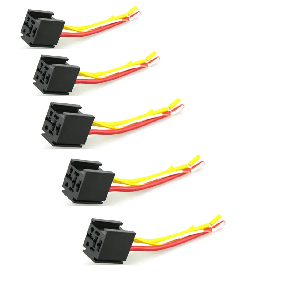 12v Car Relay Socket Harness With 11awg And 18awg Gauge Wire Car Relay