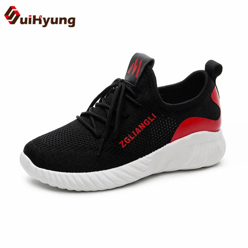 

Suihyung Casual Shoes Summer Women Breathable Mesh Sneakers Female Flat Slip On Round Toe Platform Walking Shoes Zapatos Mujer