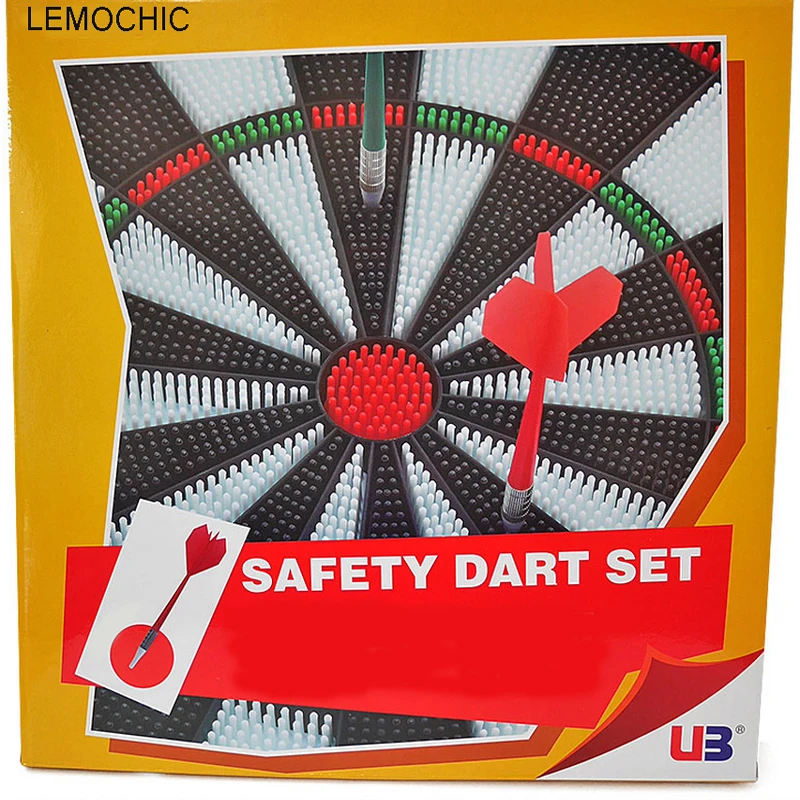 

LEMOCHIC safe Darts Boards High-grade Double-sided Flocking Dartboard For Dart Game Darts Free shipping