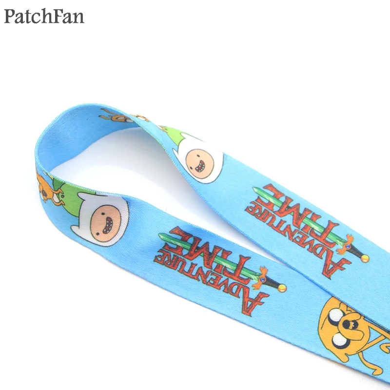 Брелок для ключей с мультяшным рисунком шнурок лента шеи тканевый ремешок id
