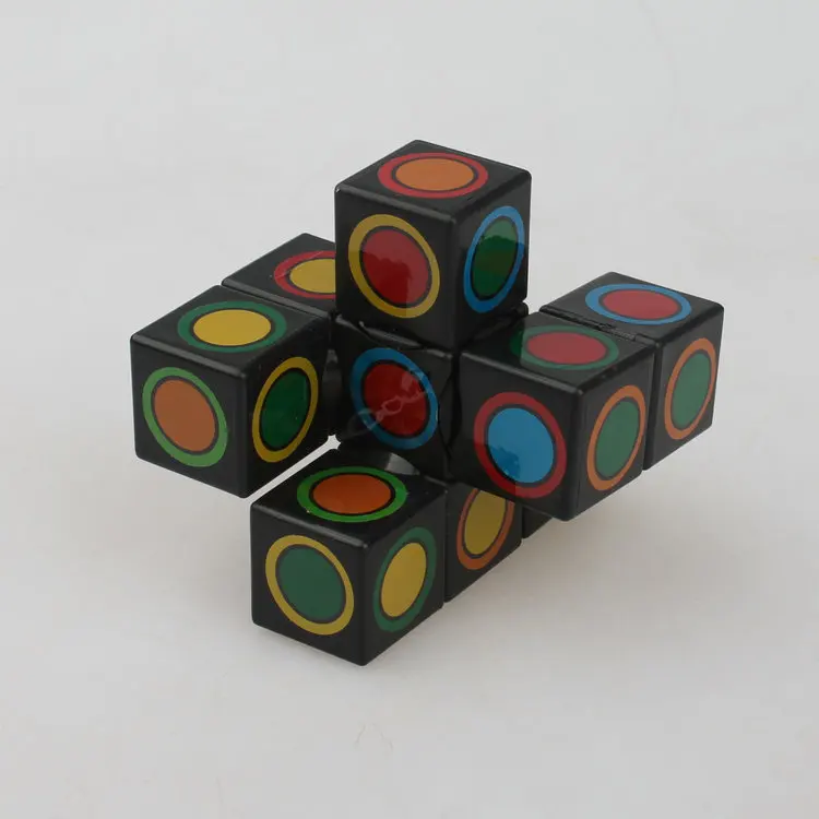 

Abril Du 1x3x3 floppy ABS cubo mágico rompecabezas negro juguete antiestrés 5,7*1,9 cm sin problemas educativos juego de la mente regalos chico d22