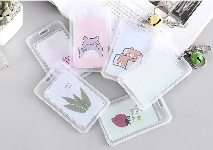 1pcs Cute Cactus Card Case Cartoon Cat Card Cover Fashion Card Holder Kids Gift Office School Supplies Stationery