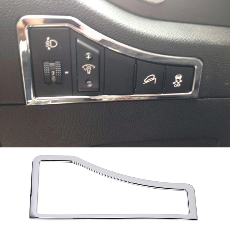 

ABS Chrome Inner Head Light Lamp Switch Cover Trim For Kia Sportage R 2011-2015