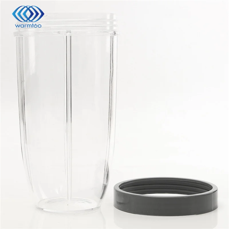 

32Oz Plastic Grey Transparent Replacement Cup With Lid For Nutribullet For Nutri For Bullet Blender Juicer Parts