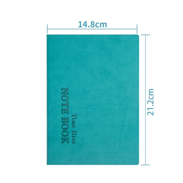 RuiZe, А5, плотная бумага для ноутбука, мягкая обложка, искусственная кожа, дневник, записная книжка,, креативные канцелярские принадлежности для ноутбуков - Цвет: Зеленый