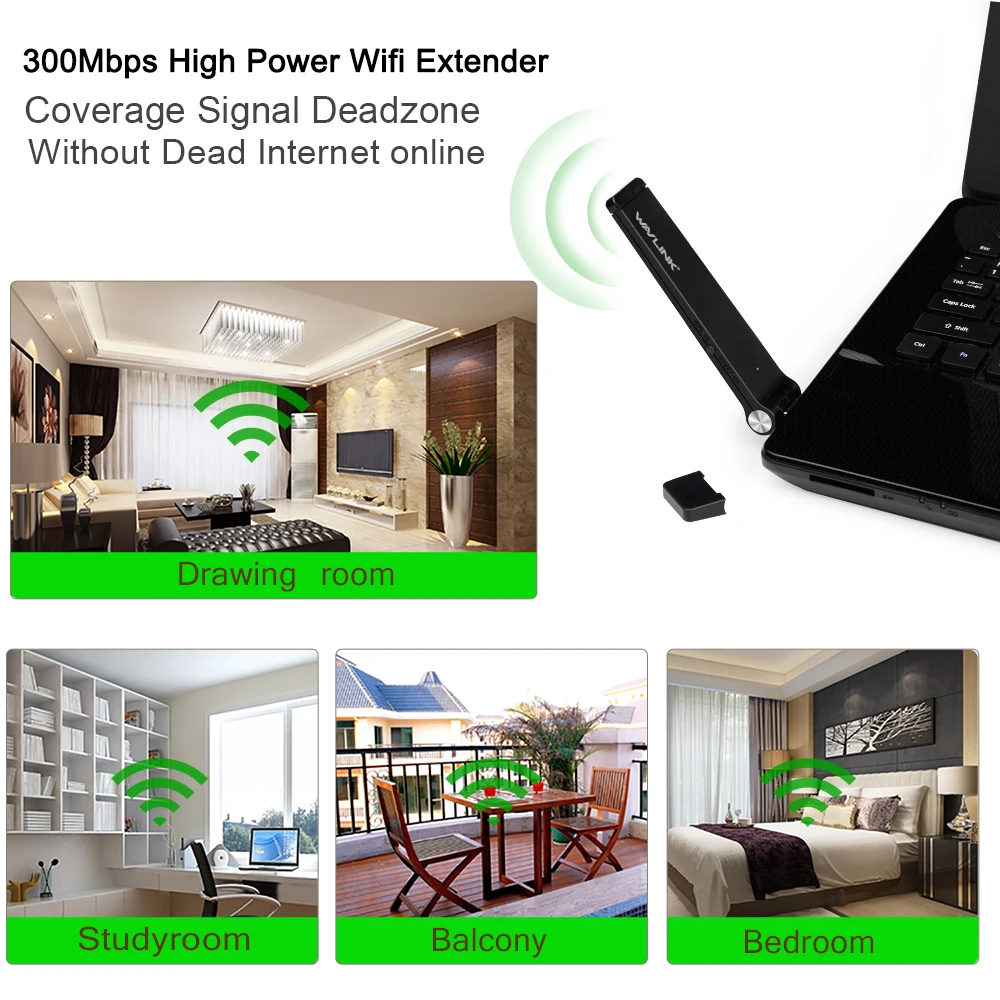 WAVLINK 300 Мбит/с wifi усилитель беспроводной Wi Fi ретранслятор USB Сетевой удлинитель N300