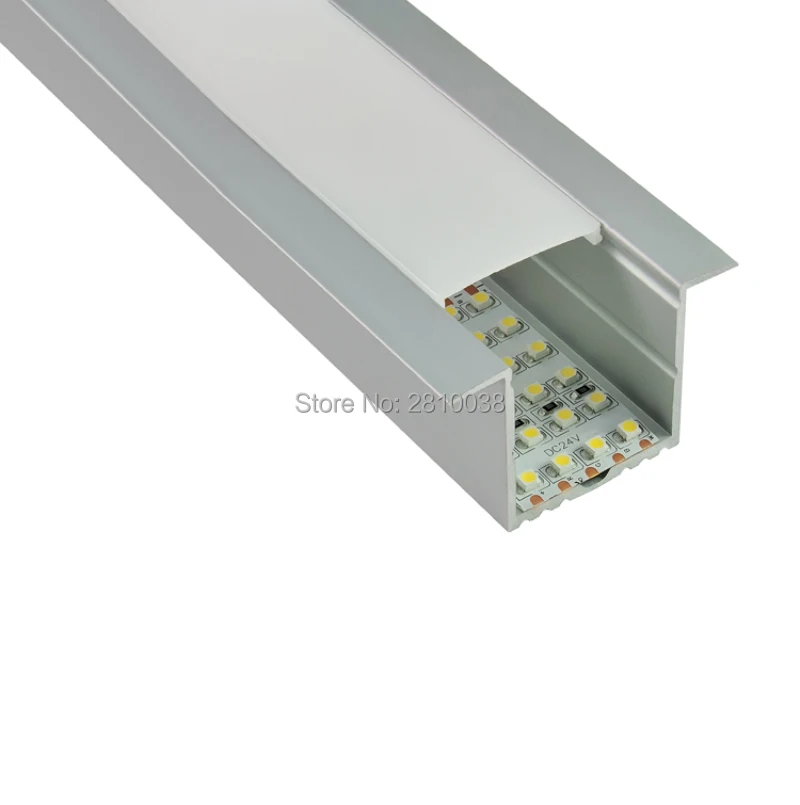 10 X 1M Sets/Lot T type Anodized led 5630 aluminium for led strip and led aluminum profile 1M for ceiling or wall lights