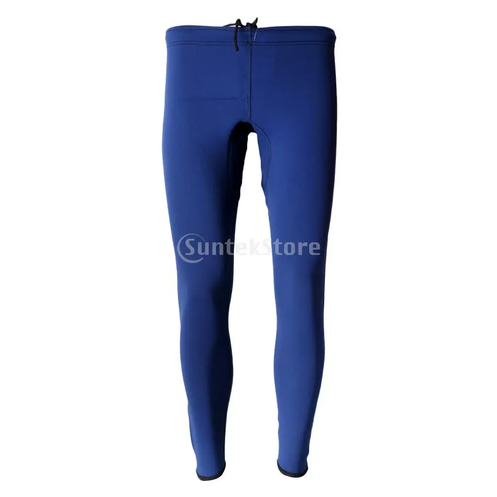 2 мм эластичные неопреновые штаны для дайвинга для мужчин и женщин, зимний костюм для плавания, гребли, Снорклинга, фридивинга, серфинга, гидрокостюм, сохраняющий тепло - Цвет: Blue